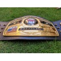 NWA Domed Globe World Heavyweight Championship Leather belt