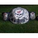 WWF Stone Cold Steve Austin Smoking Skull Championship Wrestling Leather belt